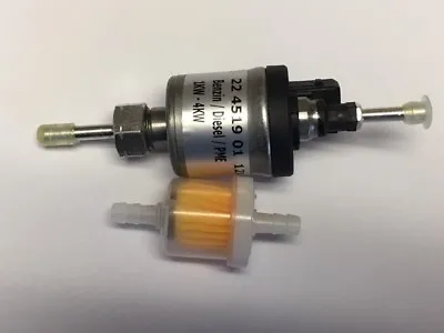 Fuel Pump With Filter Espar Eberspacher D2& D4 12v Air Heater    22.4519.01.000 • $99