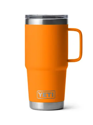 YETI Rambler 591ml (20oz) Travel Mug – King Crab Orange / Hiking Camping Driving • £34.99