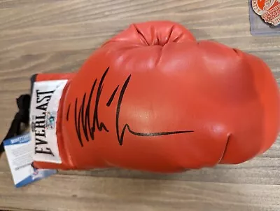 Mike Tyson Signed Autographed Everlast Boxing Glove Beckett BAS • $124.99