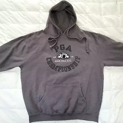 2013 PGA Championship Hoodie Sweatshirt Mens XL 53  Oak Hill Country Club Gray • $34.88