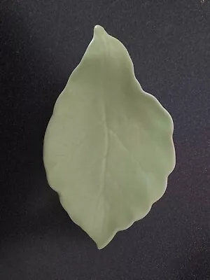 Vintage Royal Winton Green Leaf Shape Plate/Trinket Dish Made In England • $18