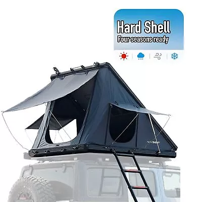 NOVSIGHT Hard Shell Rooftop Tent Aluminum Triangle Camping Tent For SUV MPV Van • $1999