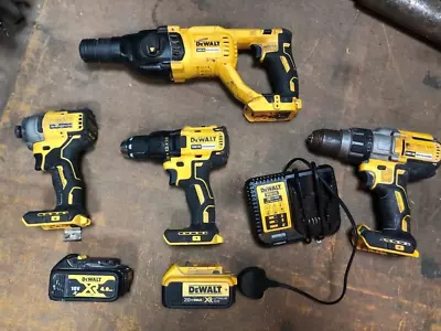 £102 • Buy DEWALT 18 VOLT CORDLESS COMBI DRILL, IMPACT DRIVER  , Sds Hammer Drill