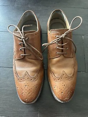 Florsheim Mens Sz 7 Montinaro Wingtip Oxford Leather Shoes 11737 • $24.90