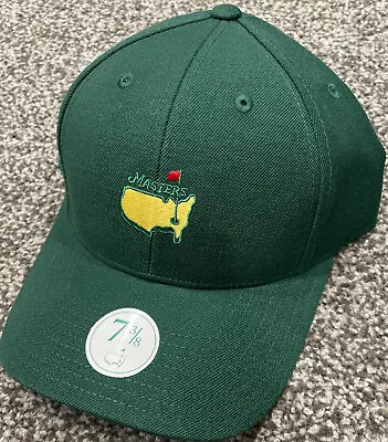 Masters Fitted Golf Hat 7 3/8 Crows Nest Wool Brand New With Tags Authentic • $71.39