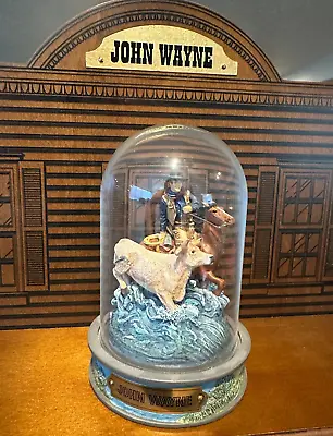 Franklin Mint - John Wayne - Hand Painted - Glass Dome - Limited Edition - Mint • $30
