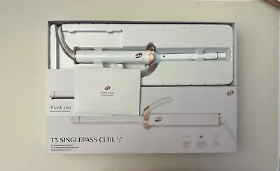 T3 Singlepass Curl 0.5 Inch Professional Curling Iron. Model #77525 • $85