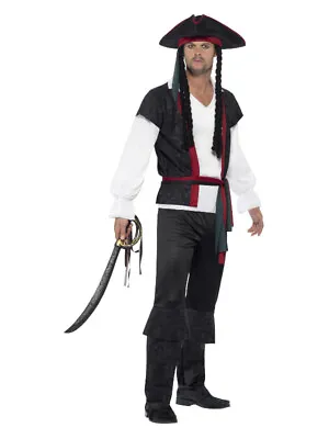 Aye Aye Pirate Captain Costume Black • £24.30