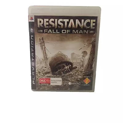 PS3 PlayStation 3 Game Resistance Fall Of Man  Action Combat Manual Included • $14.95