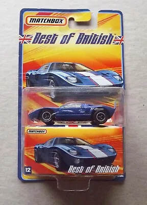 Matchbox Best Of British FORD GT40 #12 BLUE  Sealed In Original Box • $25.99