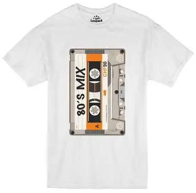 80's T Shirt  C90 Cassette Mix Tape Retro Music Mens Regular Fit Tee • £11.99