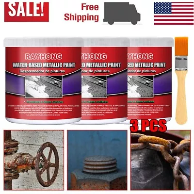 3× Car Anti-Rust Chassis Rust Converter Water-Based Primer Metal Rust Remover US • $9.36