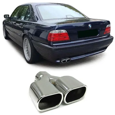 Exhaust Muffler Extension/ Tail Pipe Tip 65 X 90 Mm For BMW E38 • $44.75