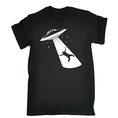 Ufo Abduction Funny Novelty Gift T-Shirt Mens Ladies Tshirt Christmas Top Tee • £11.95