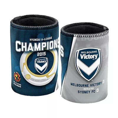 Melbourne Victory 2015 Champions A-league Soccer Can Cooler Stubby Holder • $7.96