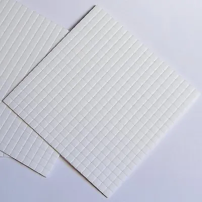 £2 • Buy 5mmx5mmx1mm Thick White Sticky Foam Pads X 400 Double Sided Adhesive