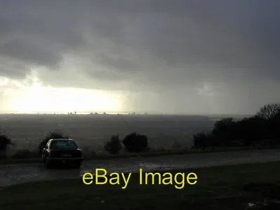 £2 • Buy Photo 6x4 Carpark Viewpoint Top Of Portsdown Hill Cosham Storm Approachin C2000