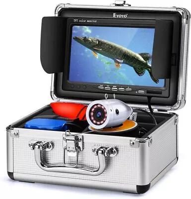 Eyoyo 7inch Underwater Fishing Camera Color Screen 1000TVL For Lake Ice Fishing • $164.76