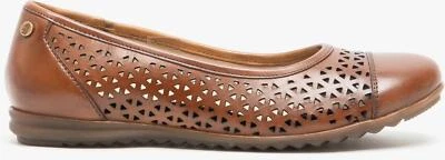 £65 • Buy Hush Puppies LEAH Ladies Womens Casual Slip On Leather Ballerina Pumps Shoes