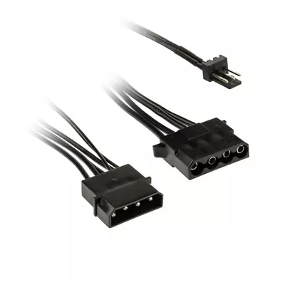 Kolink 3 Pin Fan Power To 2x 4 Pin Molex Adapter • £6.69