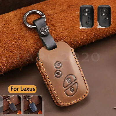 Leather Car Smart Key Case Fob Cover Shell Skin Holder For Lexus RX350 2010-2015 • $20.50