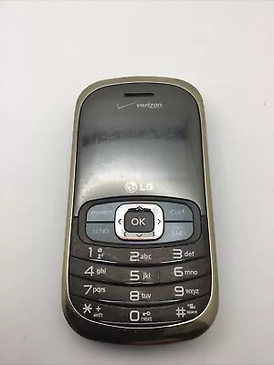 Verizon LG Octane (LG-VN530) QWERTY Flip Cell Phone Keyboard Wireless Brown • $13