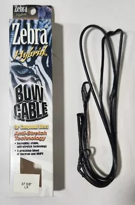 Zebra Hybrid Bow Cable 37-5/8  BLK/BLK LX • $19.99