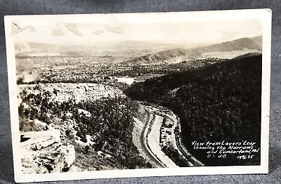 Lover's Leap Cumberland MD Aerial Vintage Real Photo Postcard RPPC View • $7.50