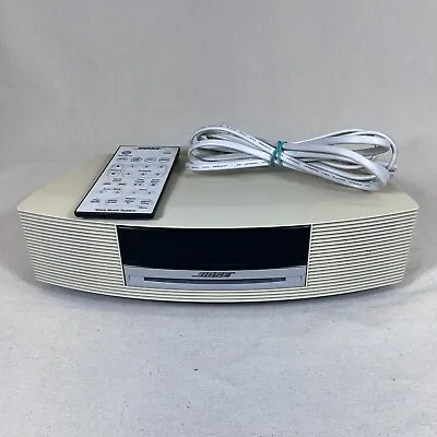 Bose Wave II Music System AWRCC2 With Remote Control Off White CD Issue READ • $74.99