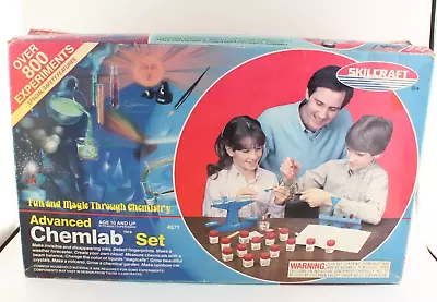 Vintage Skilcraft Advanced Chemlab Chemistry Set - Incomplete • $45