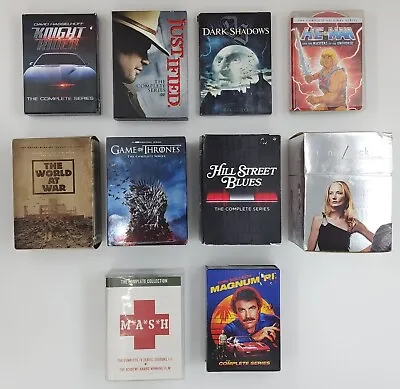 DVD Complete Series Box Sets Game Of Thrones Nip Tuck Magnum PI Tested & Works • $19.99