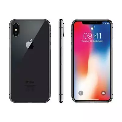 $159.99 • Buy Apple IPhone X 64GB Fully Unlocked (GSM+CDMA) Space Gray NO FACE ID 