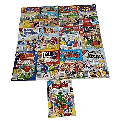 Betty And Veronica Laugh Little Archie And Archie Comic Digest Lot Of 13 • $49.99