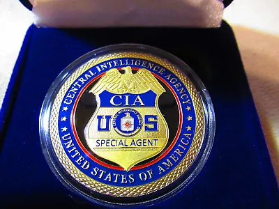 Central Intelligence Agency (CIA) Shield Challenge Coin W/Presentation Box • $30.25