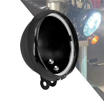 5.75" Headlight Cover Housing Holder Bucket Fit For Sportster Softail FXD • $19.99