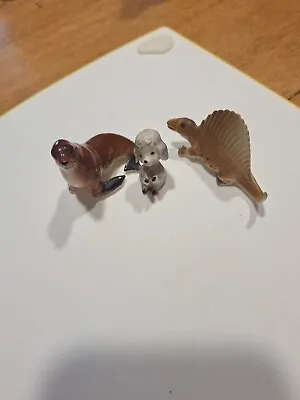 Vintage Bone China Miniatures Animal Figurines • $20