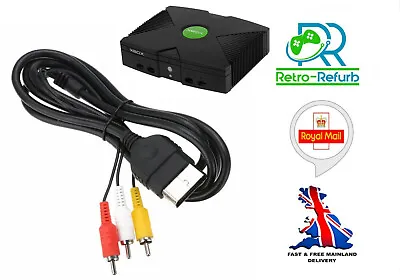 £4.75 • Buy Original Xbox AV Cable TV Lead Composite Video Audio RCA - UK Fast P&P