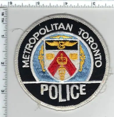 Metropolitan Toronto Police (Canada) Uniform Take-Off 2nd Color Shoulder Patch • $29.95