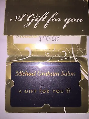 $80 Michael Graham Salon & Spa Gift Card • $80