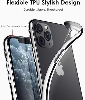 $5.69 • Buy Clear Shockproof Bumper Back Case Cover For IPhone 12 11 Pro X MAX XR 8 7 6 Plus