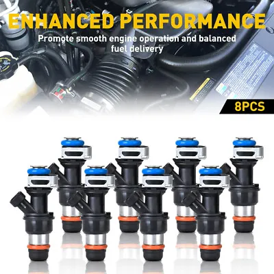 8X Upgrade Fuel Injectors 25317628 For 99 00-07 Chevy Silverado GMC 4.8/5.3/6.0L • $39.99