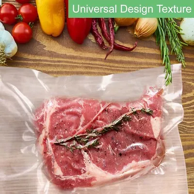 $119.99 • Buy 100-500 Vacuum Sealer Bags Quart Food Vac Storage For Food Saver, Seal A Meal US