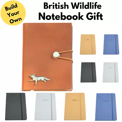 British Wildlife Notebooks A5 & A6 Various Colour Lined Paper Gift • £14.99