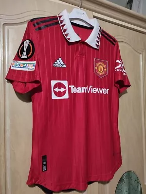 Manchester United Player Issue 2022/23 Adidas Shirt Mens Small Size • $43