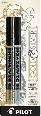 Pilot 41400 Gold & Silver Metallic Paint Marker • $8.88