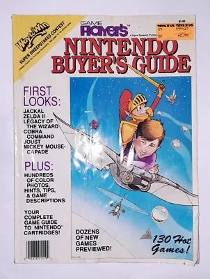 Game Player’s Magazine Nintendo Buyer’s Guide Vol 1 Issue 1 - 1988 • $6.99