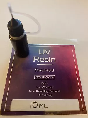 £5.25 • Buy 10ml Crystal Repair Uv Resin, Glue  For Glass, Metal, Furniture, Multi Purpose
