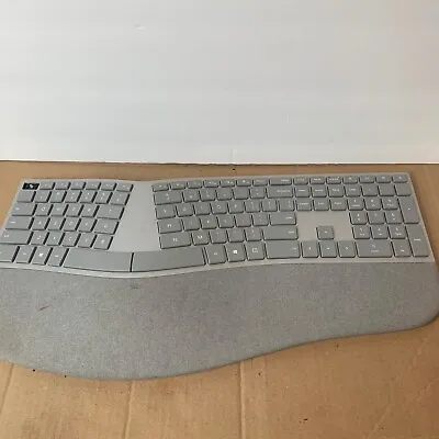 Microsoft Surface Ergonomic Keyboard SC Bluetooth UK Keyboard  Hdwr Gray • $44.99