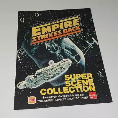 Star Wars The Empire Strikes Back Burger King Super Scene Collection Poster 1980 • $19.95