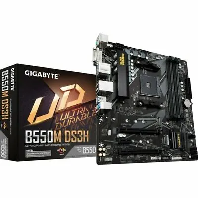 Gigabyte B450M-DS3H AMD B450 (Socket AM4) DDR4 Micro-ATX Motherboard • £69.99